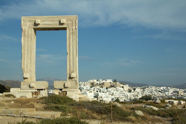 The Portara gate of the unfinished Temple of Apollo on Naxos