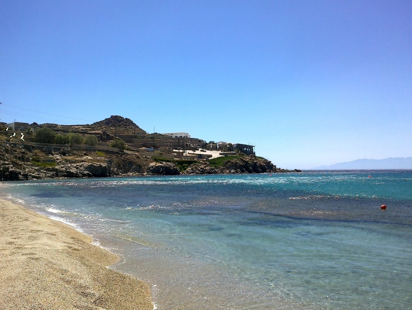 Paradise Beach, one of the most famous party beaches on Mykonos